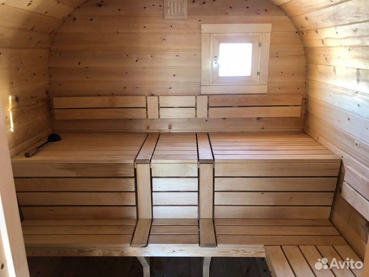 Баня бочка на колесах