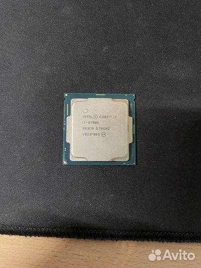 Cpu intel core i7 8700k