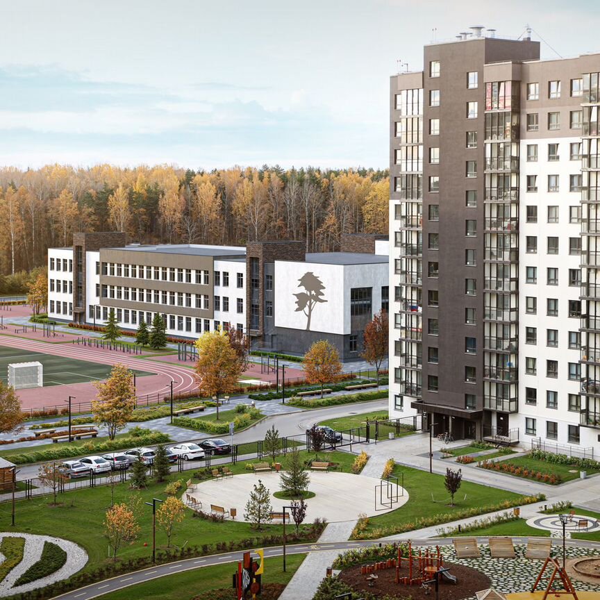 2-к. квартира, 58,6 м², 10/12 эт.