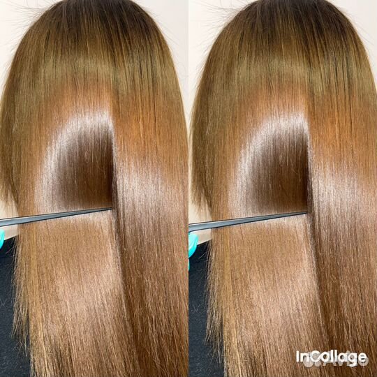 Кератиновое выпрямление