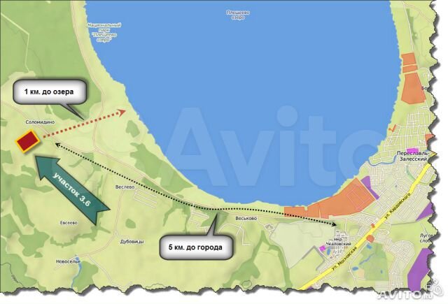 Участок 3,6 га (СНТ, ДНП)