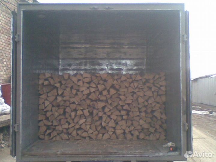 Дрова колотые в укладку