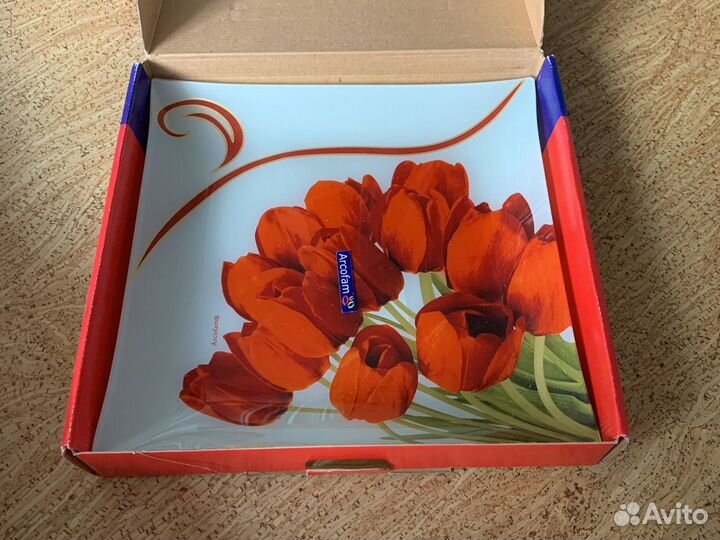 Набор тарелок arcofam «Букет тюльпанов»