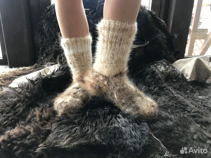 Носки из собачьей шерсти