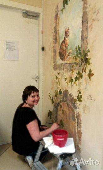 Художественная роспись стен, мебели