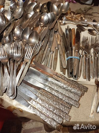 Ложки вилки нержавейка СССР