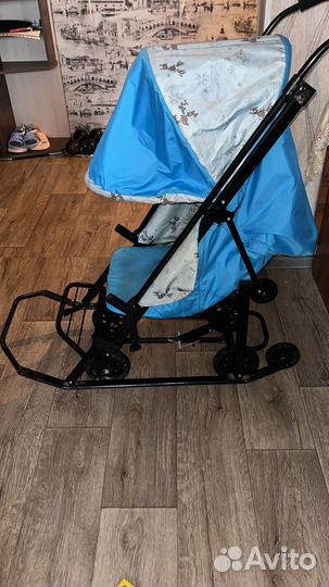 Детские санки коляска