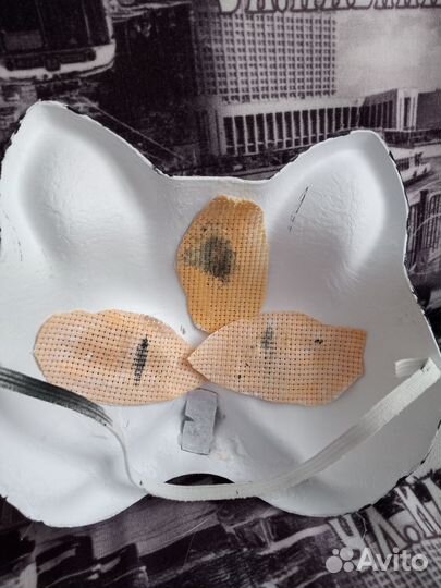 Маска кошки для квд