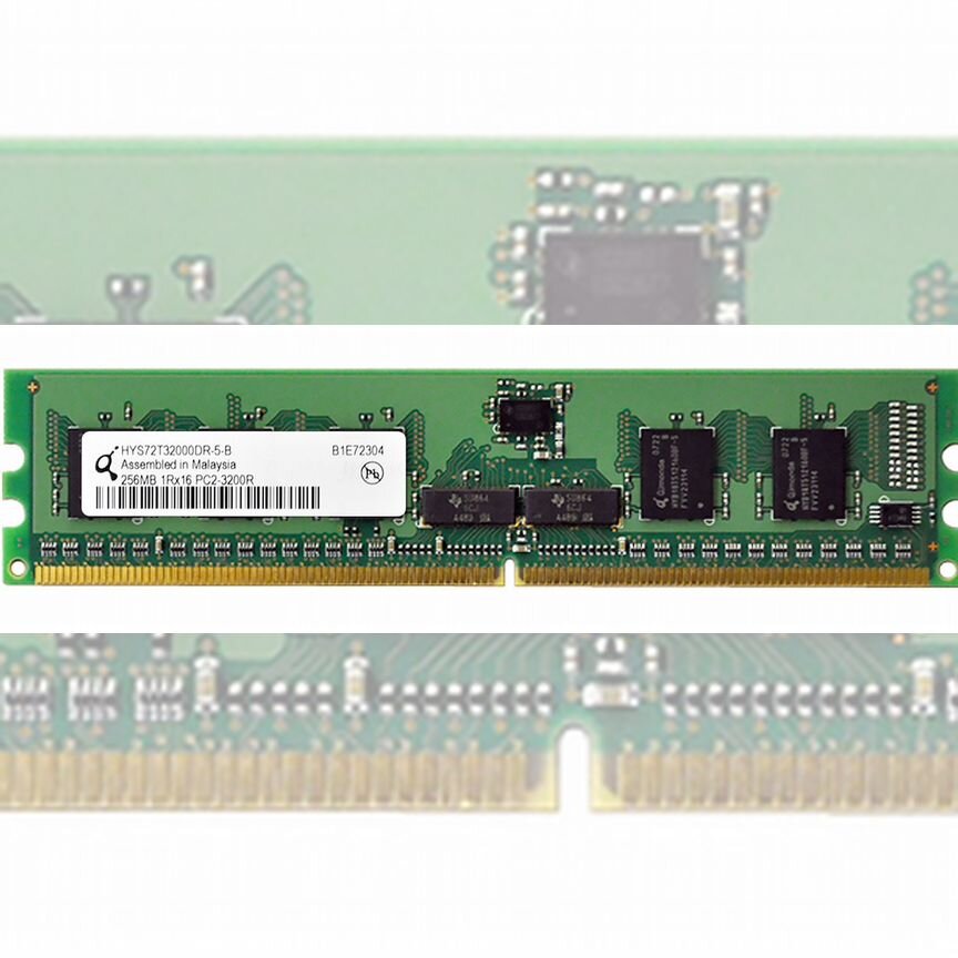 [HYS72T32000DR-5-B] Оперативная Память Qimonda 256mb Hys72t32000dr-5-B
