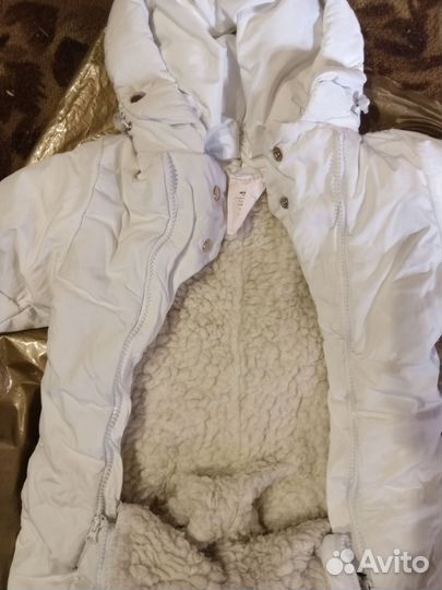 Зимний комбинезон для девочки 62