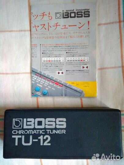 Тюнер Boss TU-12 для настройки музык.инструментов