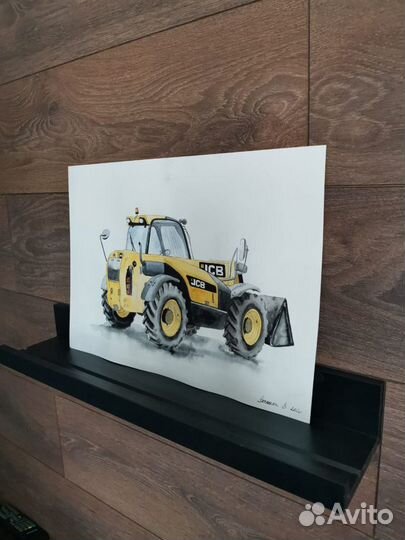 Акварель JCB