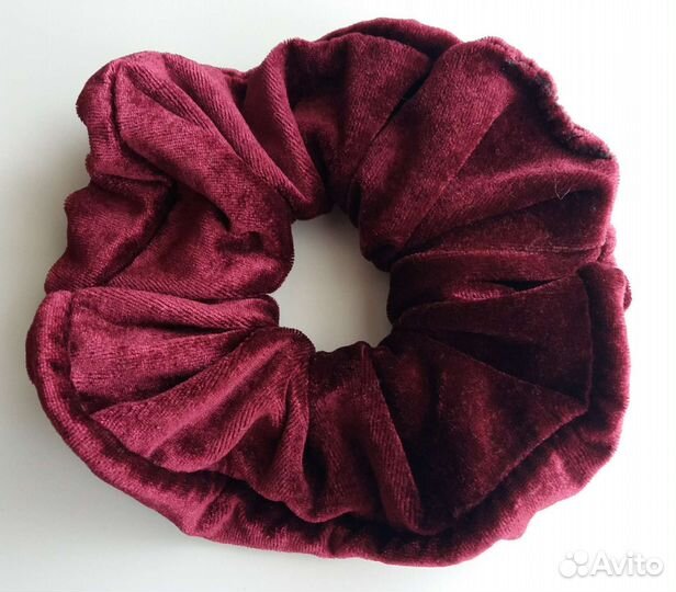 Большие бархатные резинки для волос
