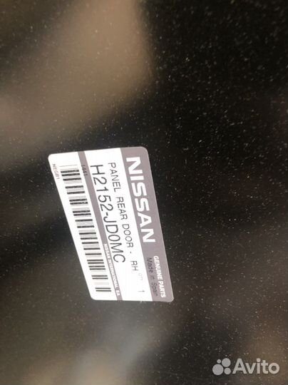 Панель двери задней Ниссан Кашкай J10