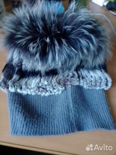 Шапка зимняя меховая женская