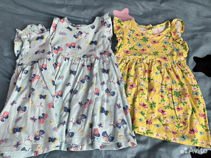 Детские вещи пакетом на девочку от 80до 98