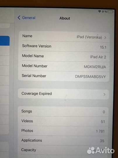 iPad air 2 64gb оригинал