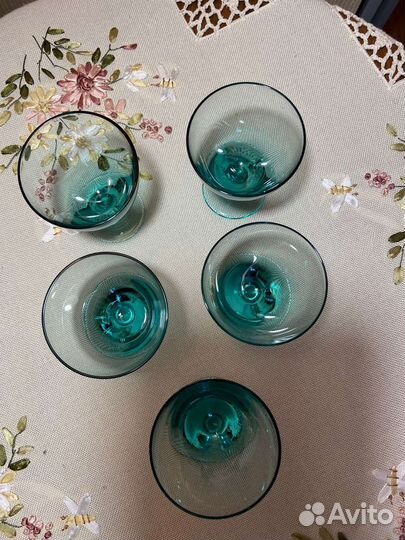 Рюмка,бокалы цветное стекло