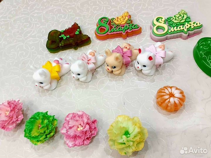 Мыло ручной работы 8 марта