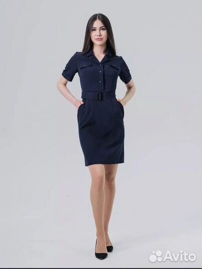 Платье фсин России с коротким рукавом
