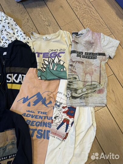 Вещи пакетом на мальчика 122 128