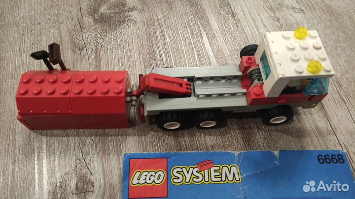 Lego 6668 мусоровоз 90-х town system