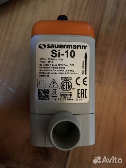 Помпы sauermann si-10 новые