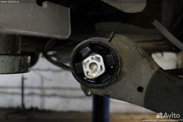 Замена сайлентблоков задней балки