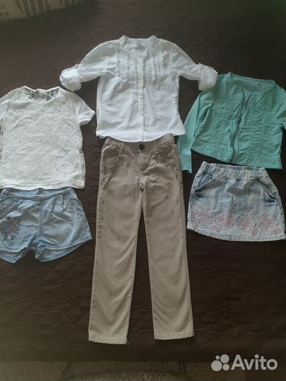 Детские вещи пакетом для девочек 116
