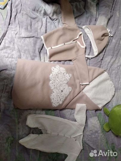 Конверт на выписку для мальчика осень-весна