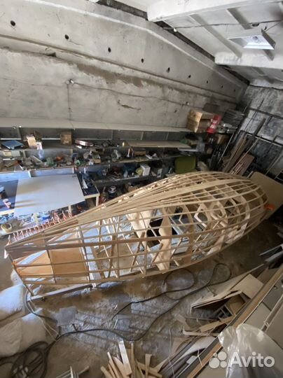 Набор шпангоутов яхты