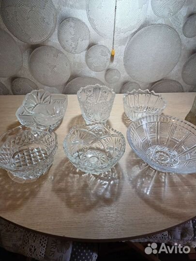 Ваза хрустальная