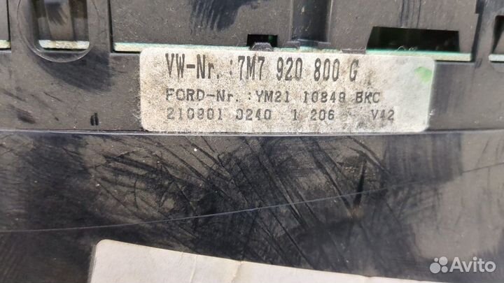 Щиток приборов Seat Alhambra, 2001