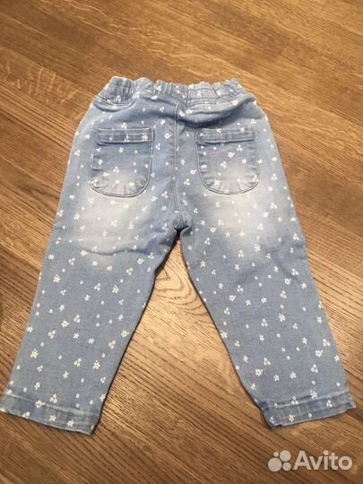 Джинсы для девочки 80