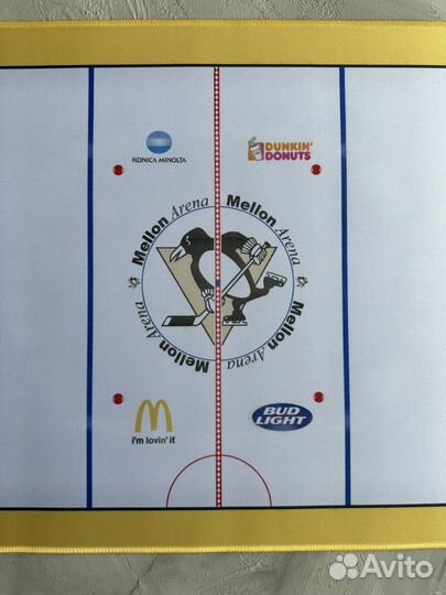 Коврик для мыши NHL Pittsburgh Penguins желтый