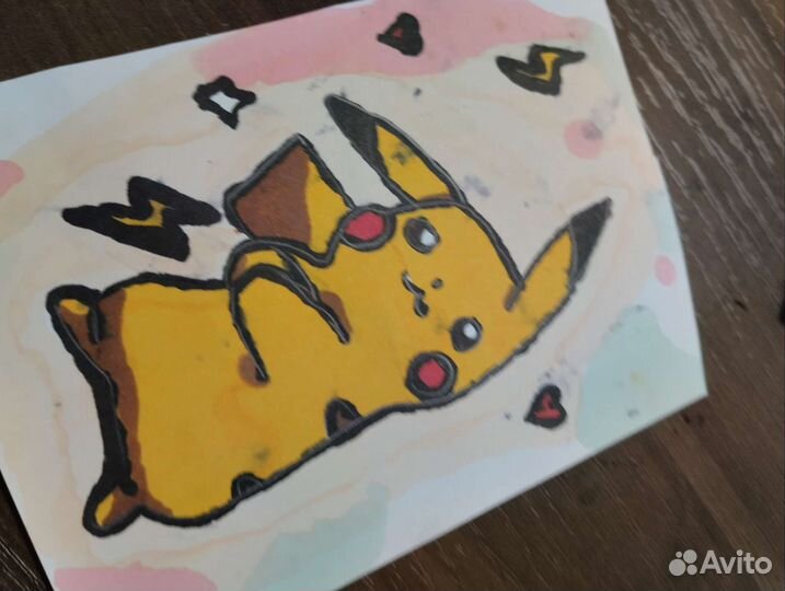 Пикачу рисунок