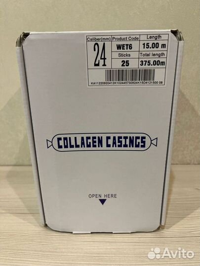 Оболочка коллагеновая сосисочная 24 мм прозрачная