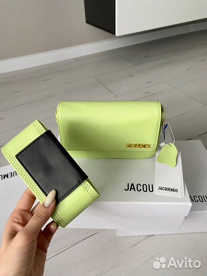 Сумка jacquemus натуральная кожа