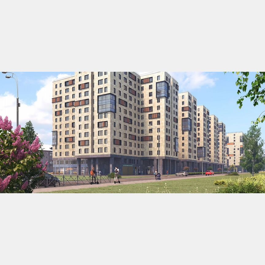 Апартаменты-студия, 23,7 м², 7/13 эт.