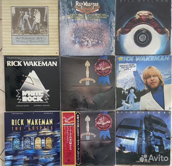 Rick Wakeman оригинальные виниловые пластинки