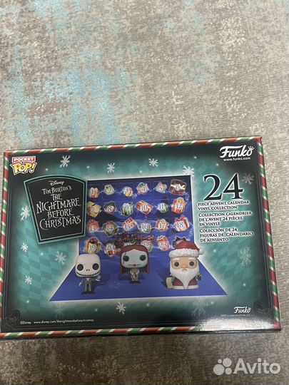 Адвент календарь funko pop кошмар перед рождеством