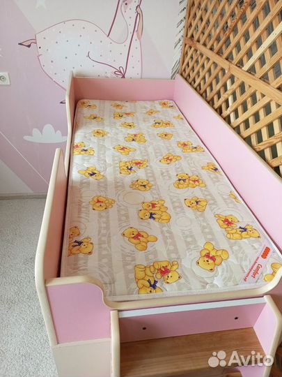 Детская кровать чердак домик