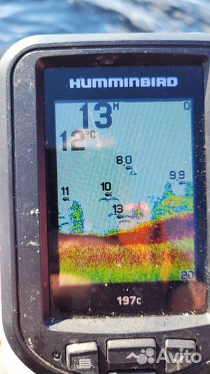 Эхолот piranhamax 197cx с держателем датчика