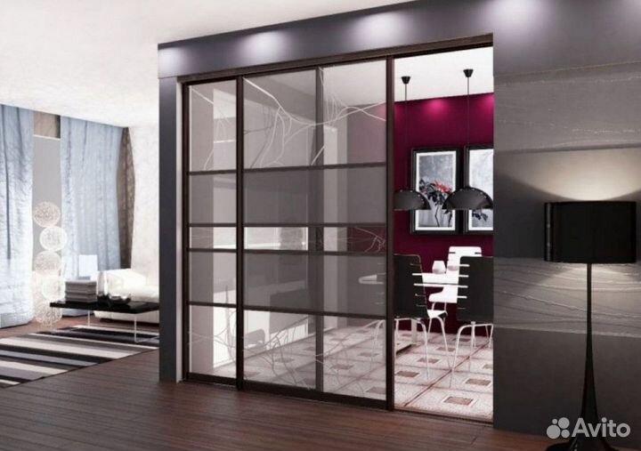 Межкомнатные перегородки. Раздвижные перегородки