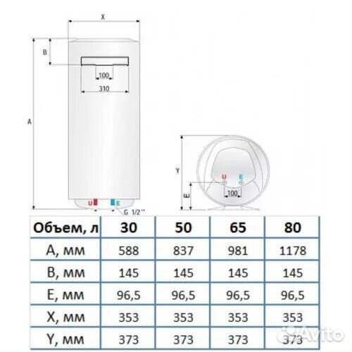 Artiston 80 л PRO1 R ABS водонагреватель