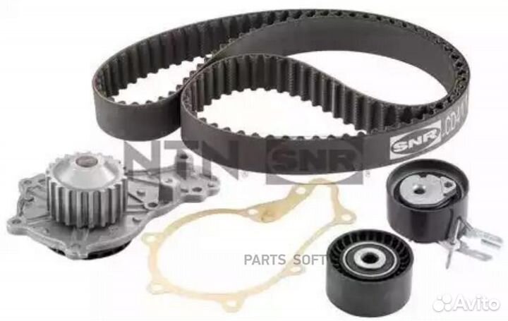 NTN-SNR KDP459380 Комплект ремня грм + насос водян