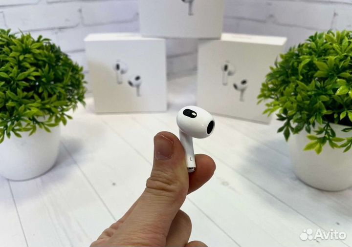 AirPods 3 Luxe 1:1 Airoha Высшего качества + Чехол