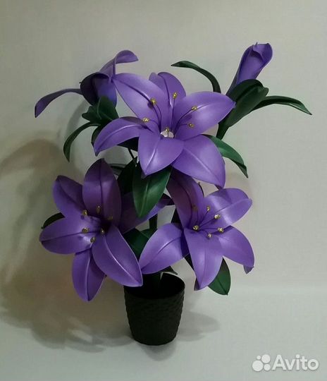 Светильник лилии из изолона