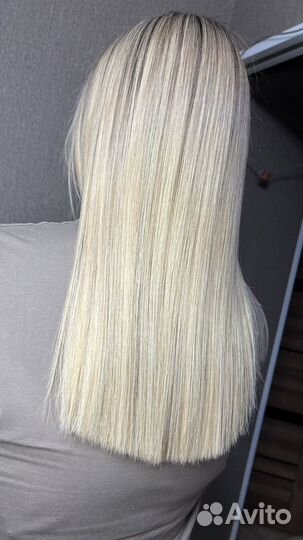 Кератиновое выпрямление волос