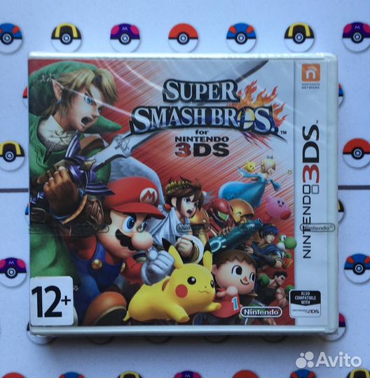 Super Smash Bros. Nintendo 3DS Новый Картридж